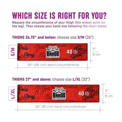 3" Fabric Non-Slip Workout Booty Building Band Level 3